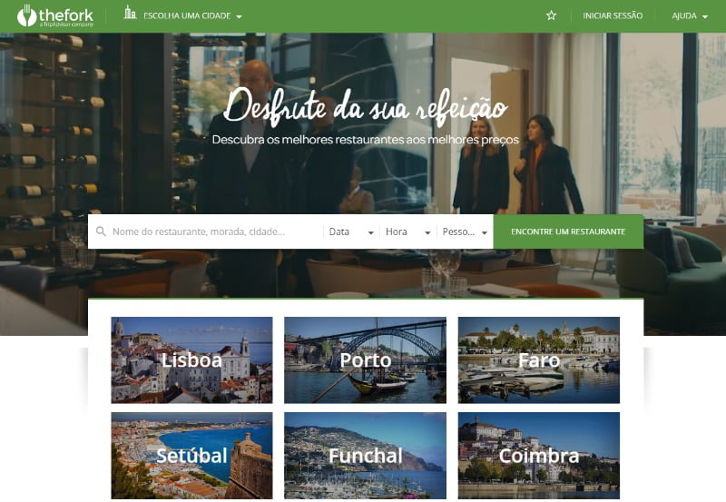 TheFork TripAdvisor Distribuição Hoje
