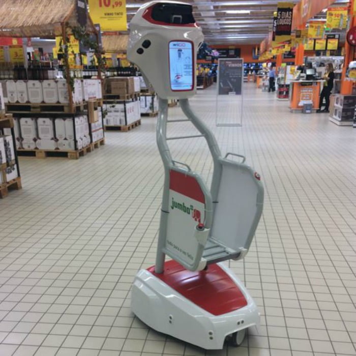 carrinho de compras autónomo Jumbo