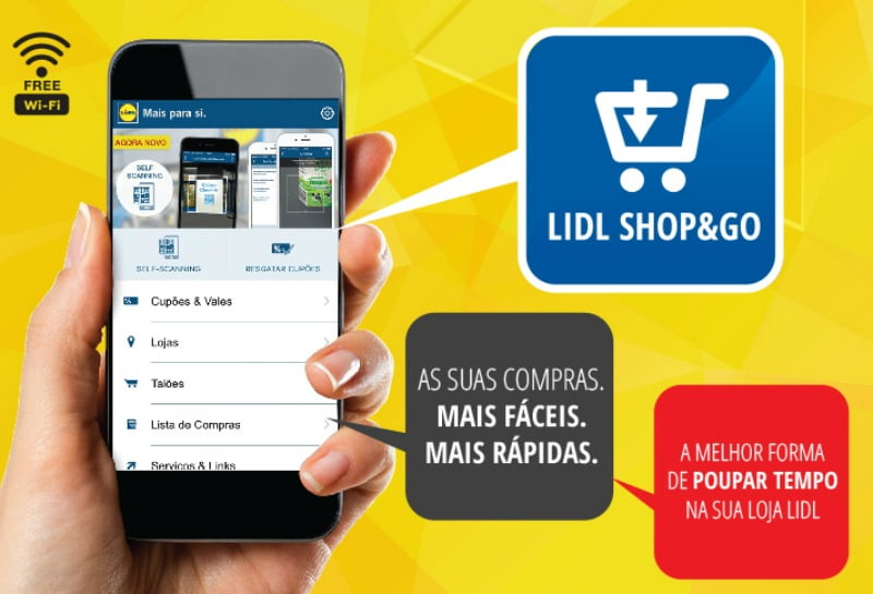 Lidl Shop Go app Distribuição Hoje