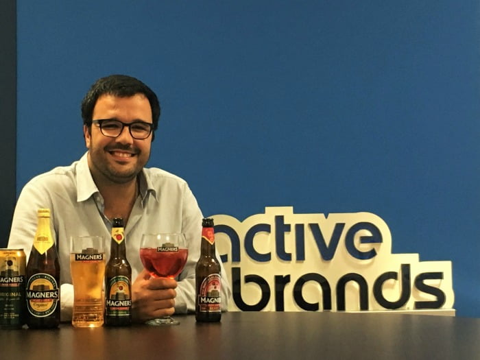 Caetano Beirão - brand manager júnior da Magners em Portugal