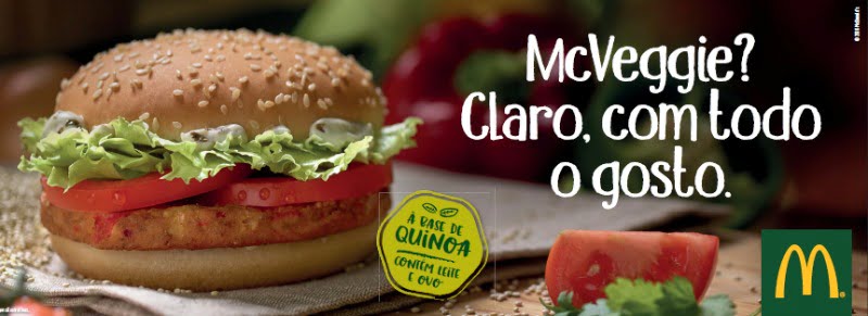 hambúrguer vegetariano McDonald's
