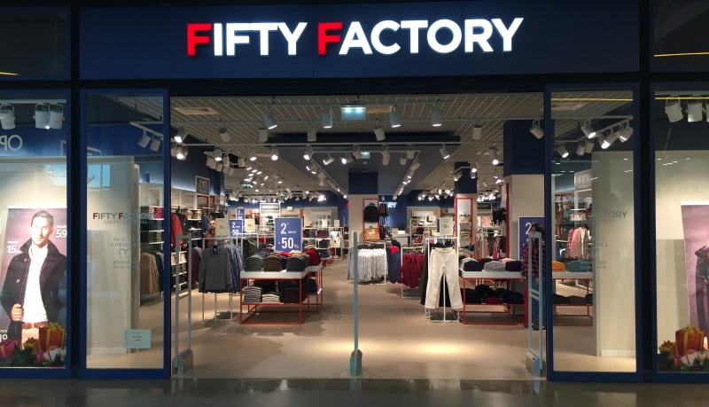 Fifty Factory loja Coina Distribuição Hoje