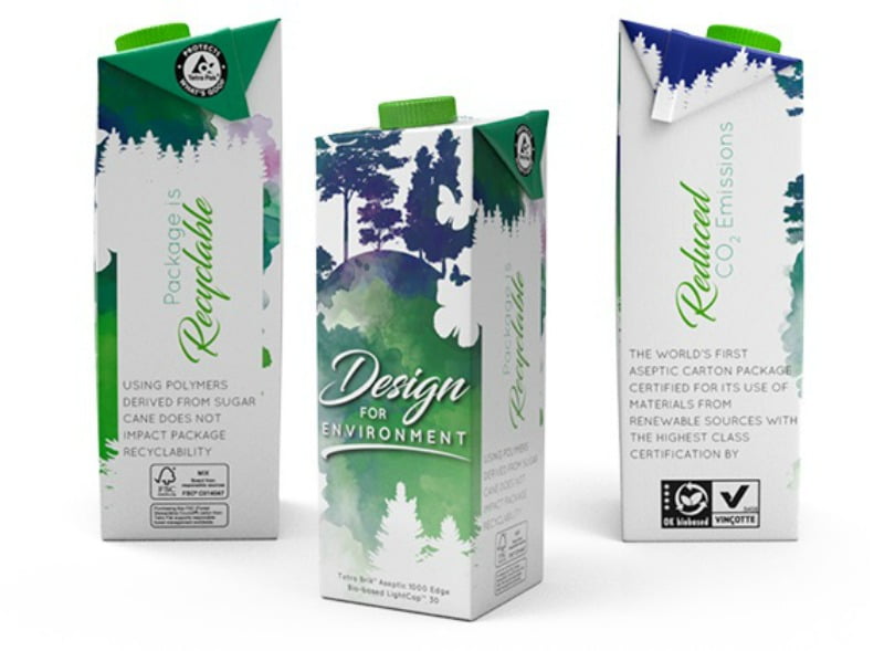 TetraBrikAsepticEdge embalagem biológica Distribuição Hoje