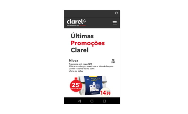 app Clarel Distribuição Hoje