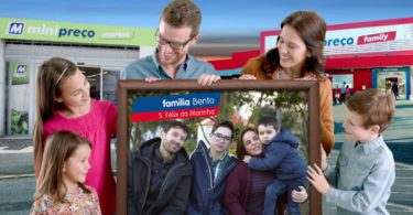 Famílias portuguesas desejam um bom  com o Minipreço