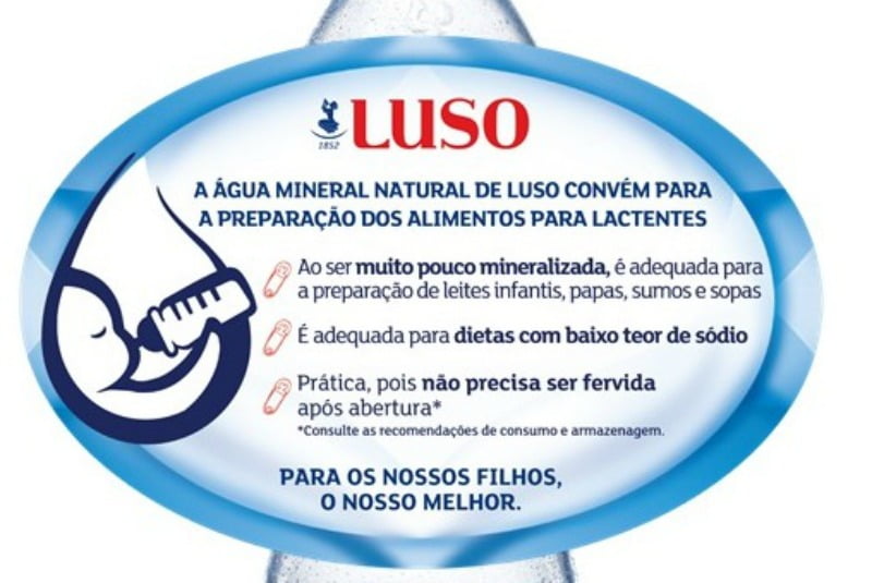 Água de Luso novo rótulo