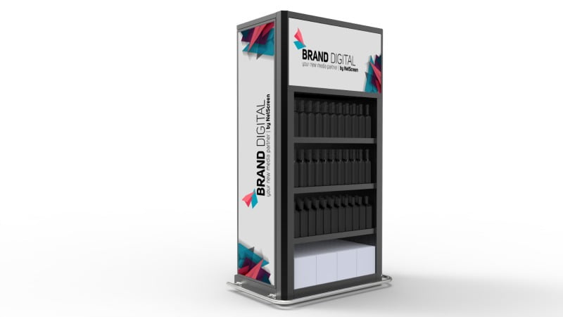 Brand Digital POS LED Display Distribuição Hoje