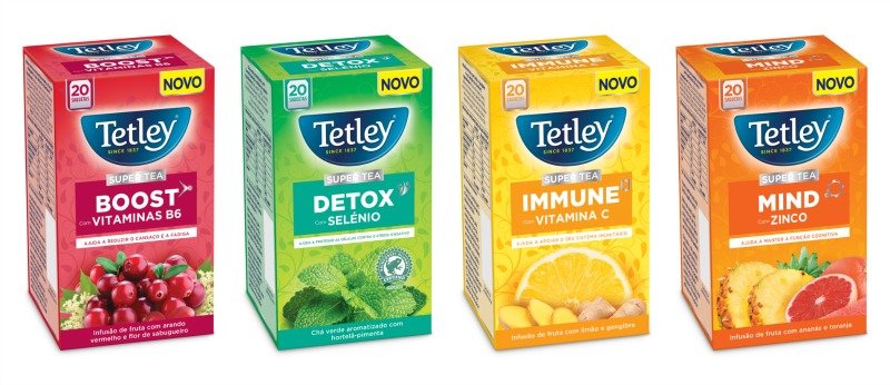 chás com vitaminas e minerais