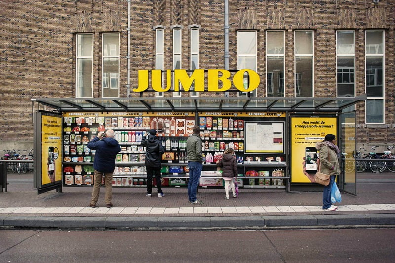 lojas pop-up virtuais Jumbo