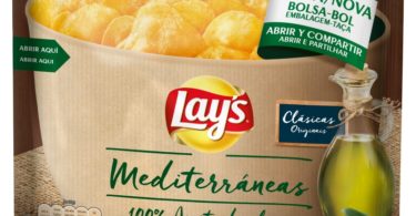 Lay's Mediterrâneas 100% em azeite