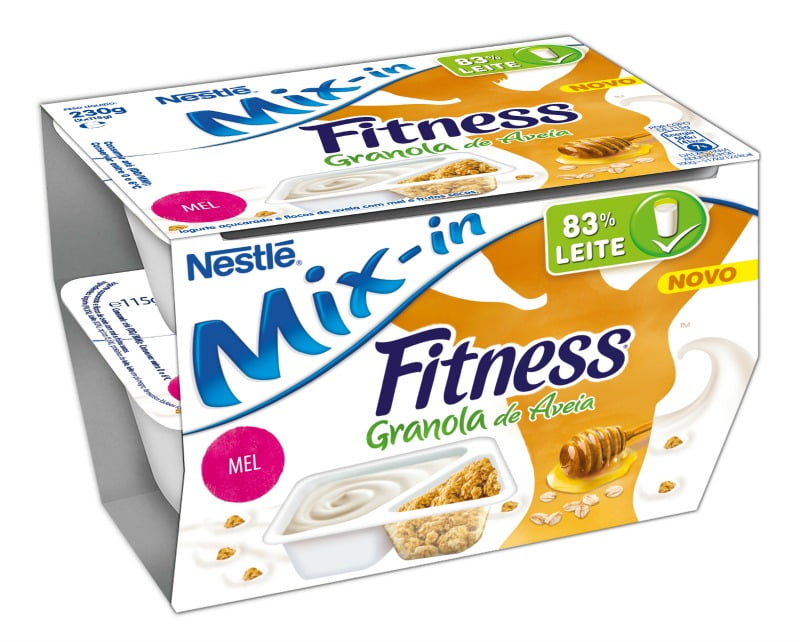 iogurtes Nestlé Mix-in Fitness Granola de Aveia