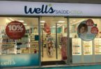 Wells fachada loja Distribuição Hoje