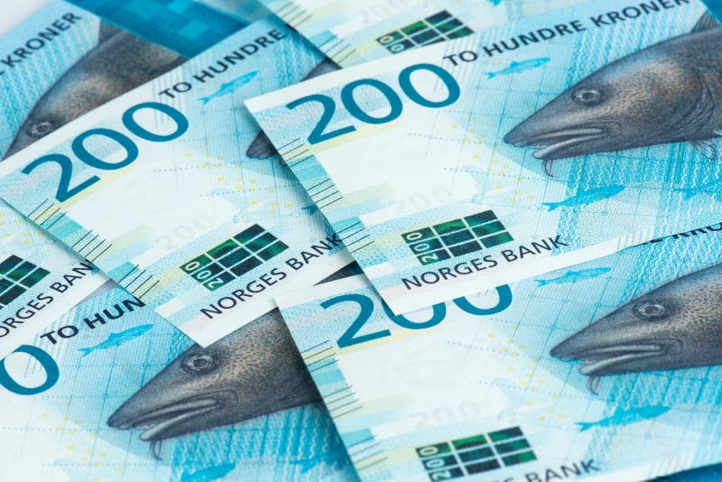 Coroas norueguesas bacalhau Distribuição Hoje