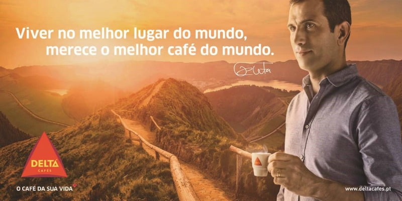 Pauleta dá a cara por nova campanha da Delta Cafés