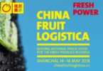 China Fruit Logistica chega em 2018