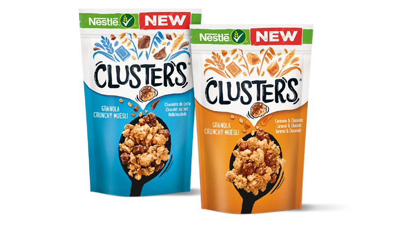 Clusters granolas Distribuição Hoje