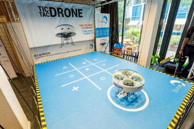 Drone para interiores Philips e BlueJay Distribuição Hoje