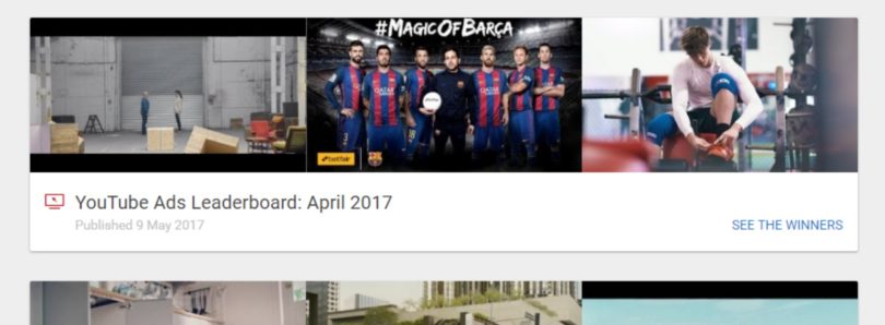 Youtube ads leaderboard DH