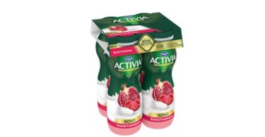 Iogurtes líquidos Activia têm nova receita