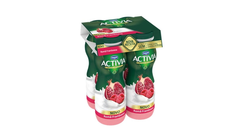 Iogurtes líquidos Activia têm nova receita