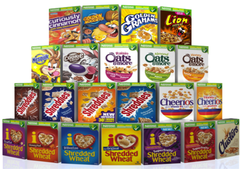 Cereais Nestlé Distribuição Hoje