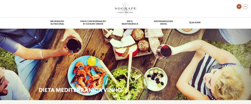 Sogrape Vinhos partilha informação nutricional dos seus vinhos