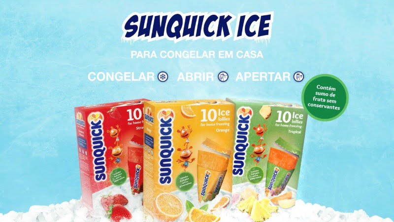 Sunquick lança gelados