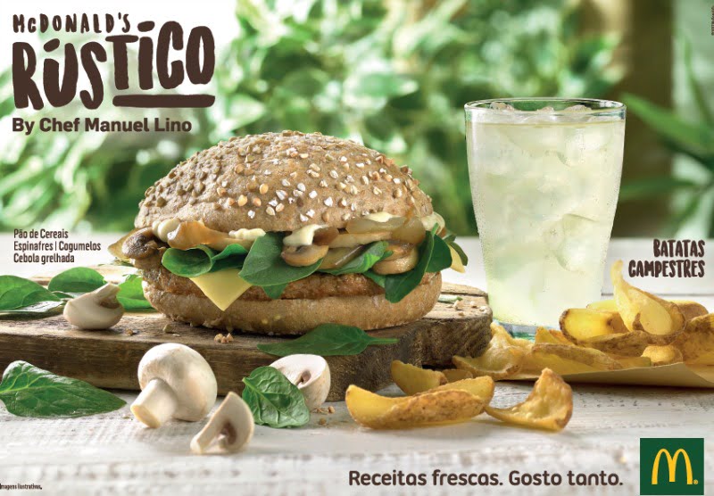 McDonald's cria sanduíche rústica com chef português