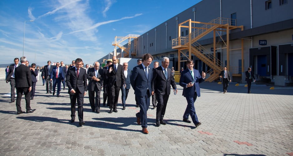 inauguração logistica jeronimo martins