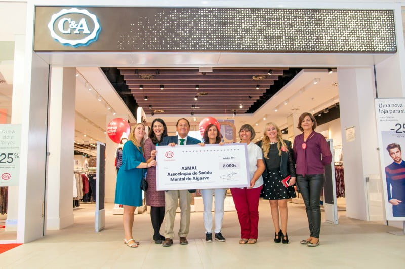 C&A faz donativo à Associação de Saúde Mental do Algarve
