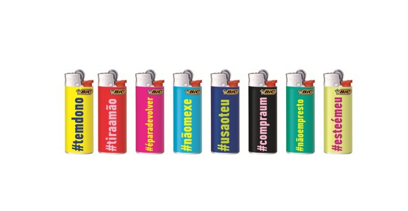 BIC quer acabar com isqueiros roubados com nova cokeção