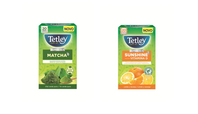 Tetley lança dois ‘super chás’