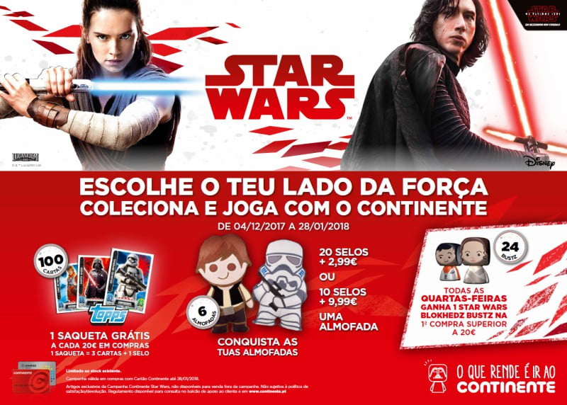 Continente lança coleção para os fãs de Star Wars