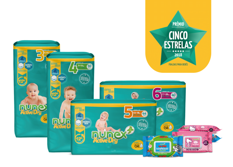 Produtor nacional de fraldas volta a ser distinguido