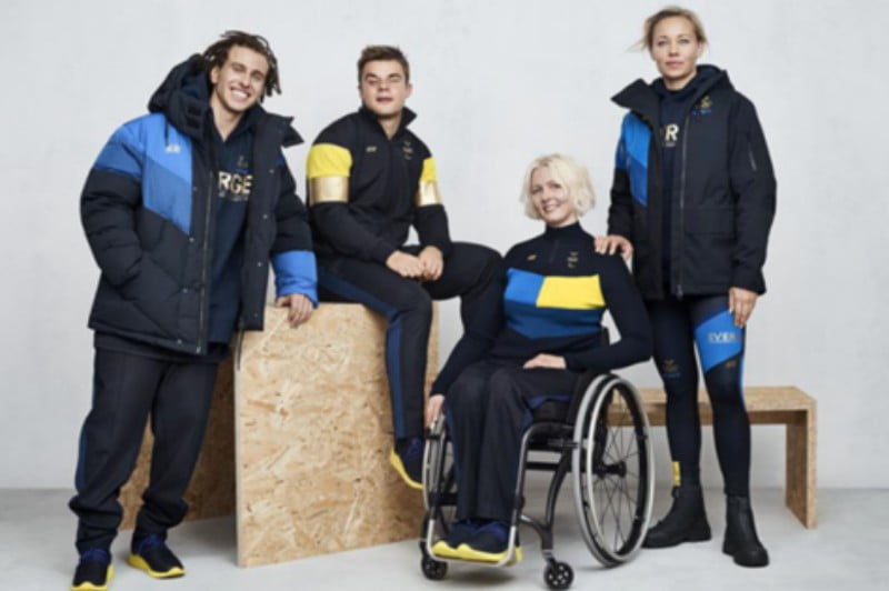 H&M veste equipa sueca nos Jogos Olímpicos e Paralímpicos de 2018