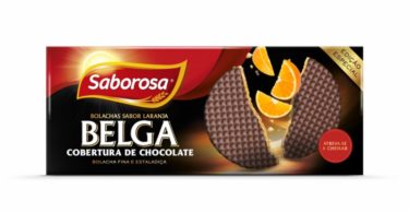 Saborosa lança Bolacha Belga de Chocolate e Laranja