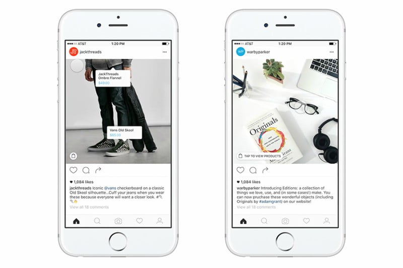 Instragram Shopping já está disponível na Europa