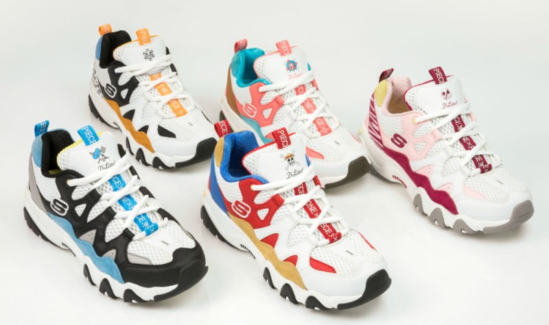Skechers cria coleção dedicada a séries de anime