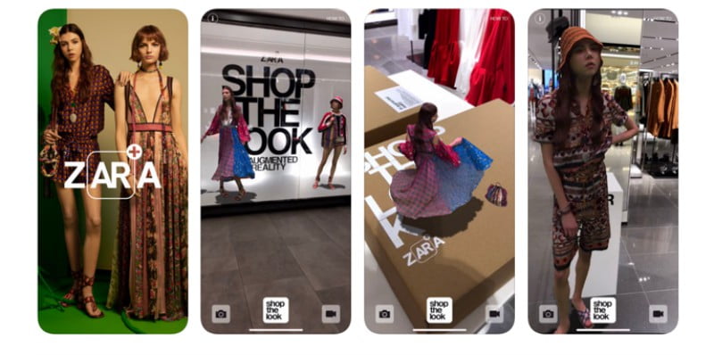 Experiência de realidade aumentada da Zara chega a lojas portuguesas esta semana
