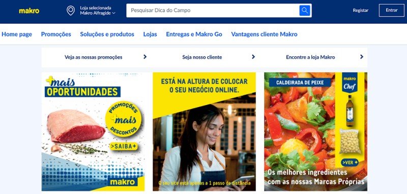 Makro lança novo site