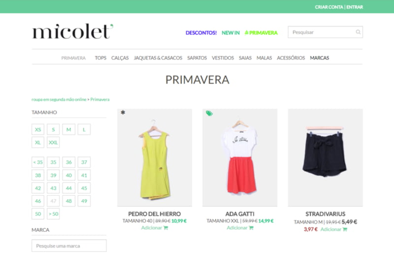 Plataforma de venda de roupa em segunda mão chega a Portugal
