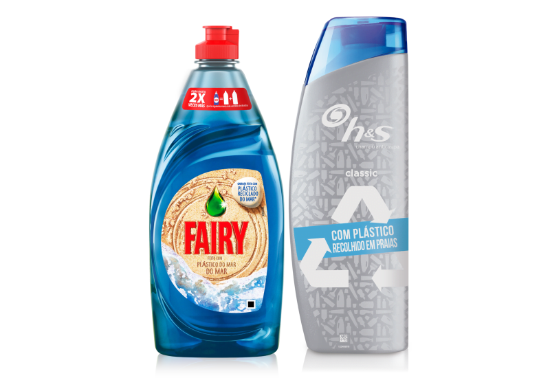 H&S e Fairy lançam embalagens produzidas com plástico recolhido nos oceanos