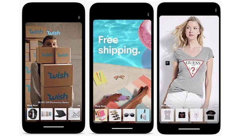 snap baut e commerce werbung aus gross