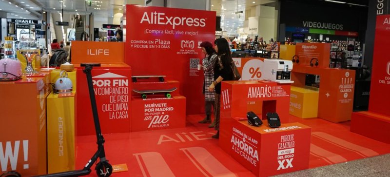 AliExpress abre loja pop-up no mercado espanhol