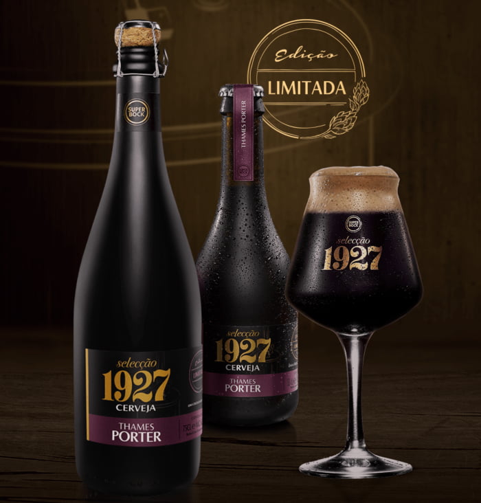 Cerveja Selecção 1927 Thames Porter da Super Bock com novos formatos