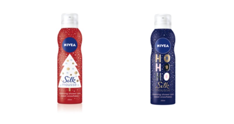 Nivea lança ‘Mousse de Duche Edição Especial de Natal’
