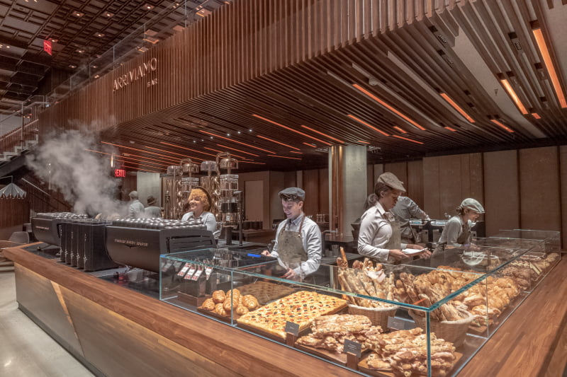 Starbucks Reserve Roastery Distribuição Hoje