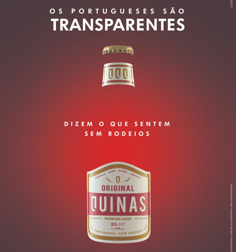 Cerveja Quinas ‘brinda’ aos portugueses