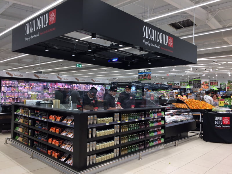 Pingo Doce reforça aposta em quiosques de sushi