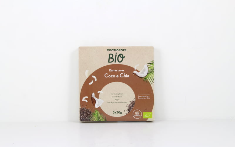 Continente lança barras biológicas vegan